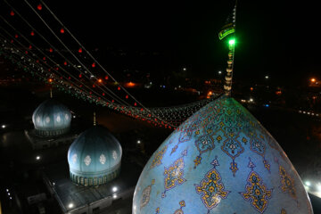 تصاویر هوایی: شب قدر در مسجد مقدس جمکران