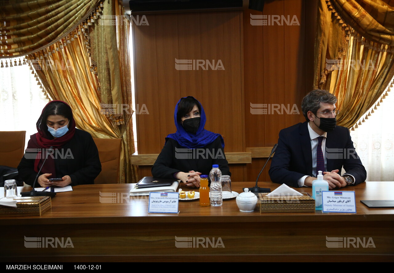 دیدار وزیران دادگستری ایران و ارمنستان