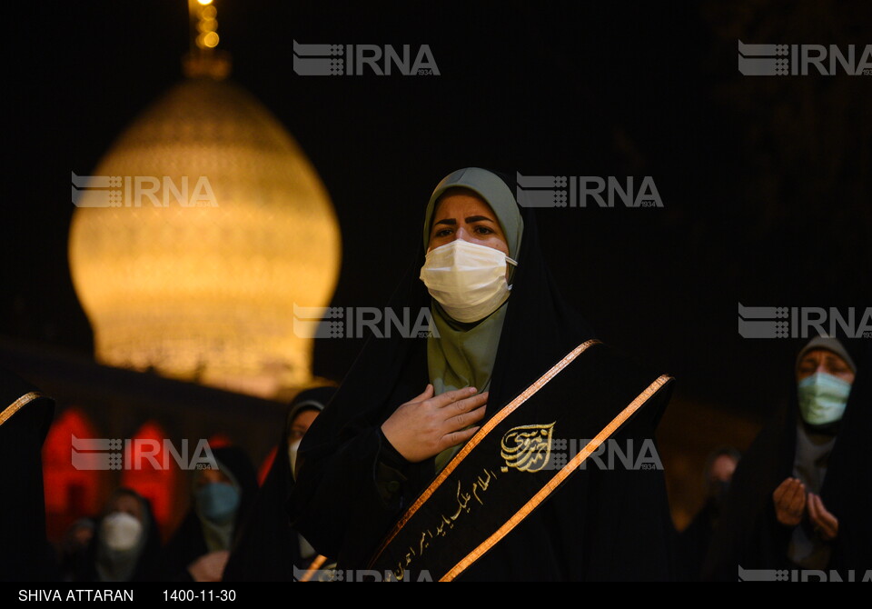 مراسم لاله گردانی شب شهادت احمد بن موسی (ع) در شیراز