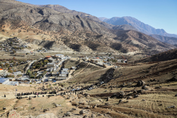 تشییع پیکر شهدای گمنام - روستای ملکشیر