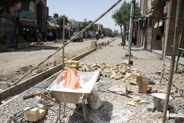 بازسازی خیابان امام سمنان