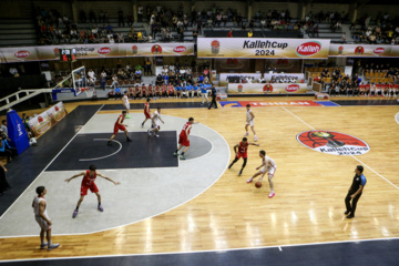 U-18 basketball match between Iran and Turkiye