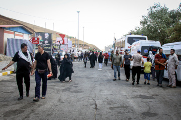 Movimiento de peregrinos de Arbaín en la frontera de Tamarchin 