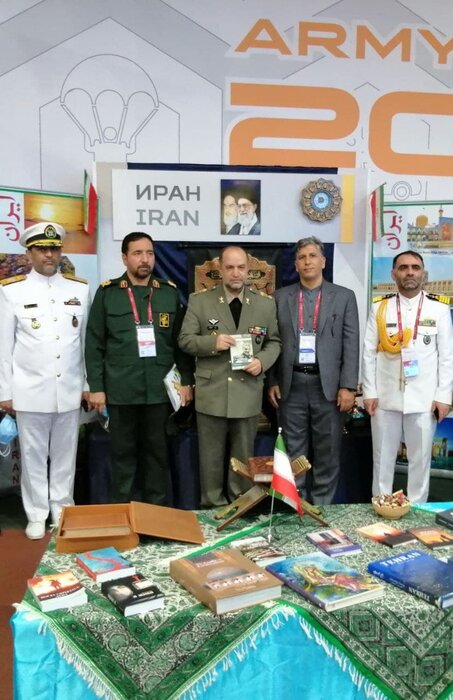 حضور موفق ایران در نمایشگاه فرهنگی هنری مسابقات بین المللی نظامی روسیه