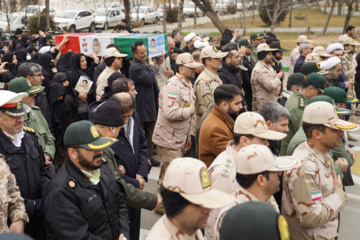 تشییع پیکر شهید «محسن ایران‌نژاد»