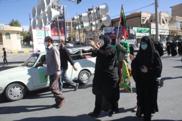 راه پیمایی جا ماندگان اربعین در ایلام