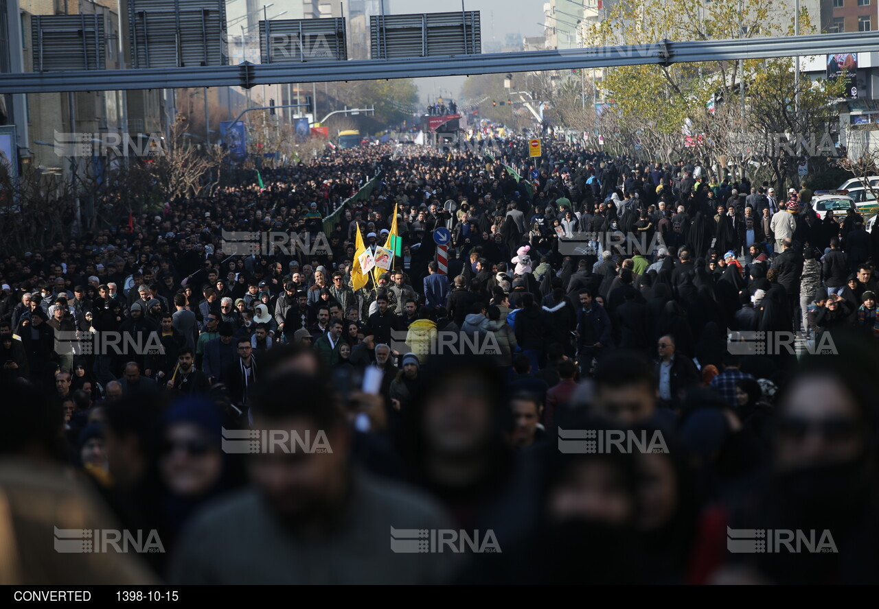 وداع با سربازان وطن - تشییع پیکر سردار سلیمانی