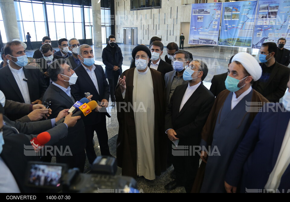 سفر رئیس جمهوری به استان اردبیل - بازدید رییس جمهوری از پروژه راه آهن اردبیل - میانه