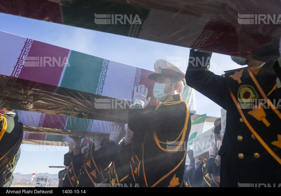 استقبال از پیکر شهیدان در شهرکرد