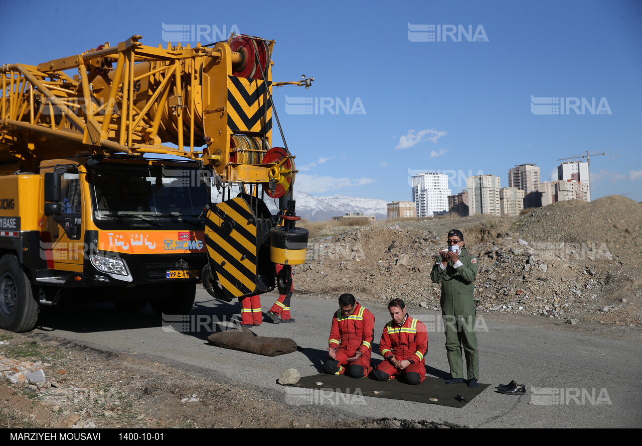 تصادف ۲ قطار در خط پنج مترو تهران