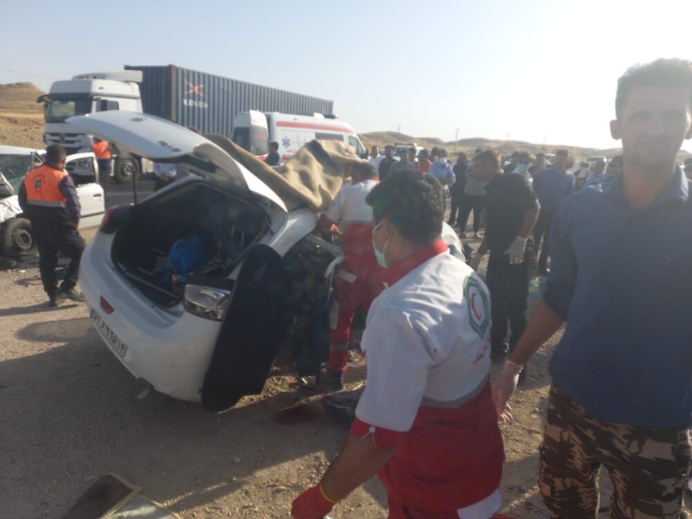 تصادف مرگبار در جاده باغملک ۲ کشته داشت