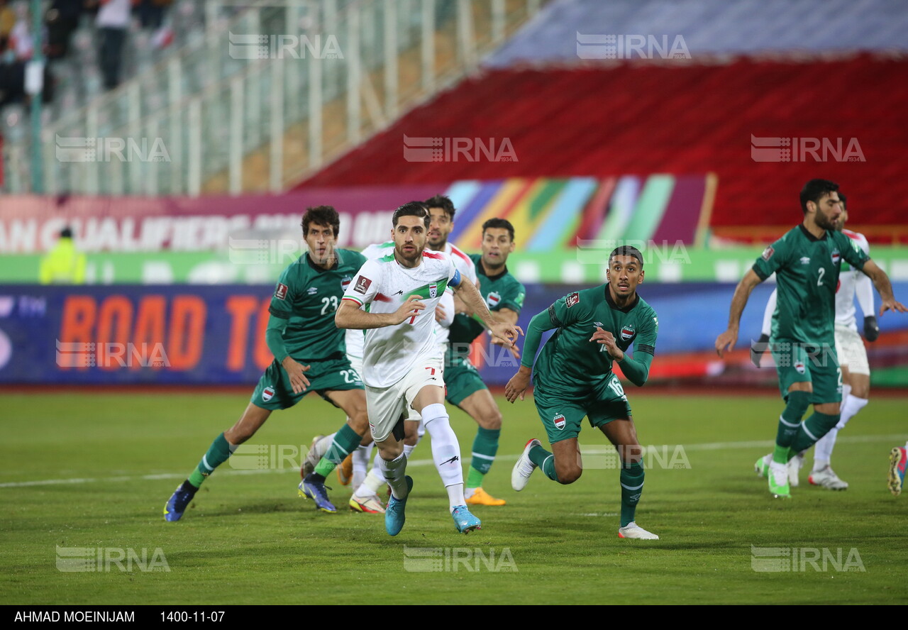 دیدار تیم‌های ملی فوتبال ایران و عراق