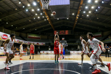 U-18 basketball match between Iran and Turkiye