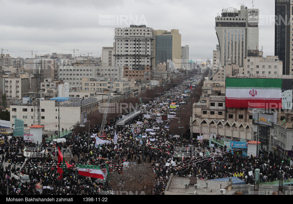 راهپیمایی ۲۲ بهمن در مشهد