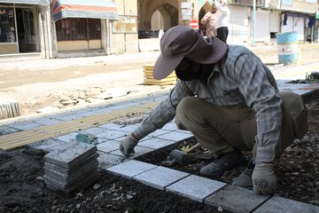 بازسازی خیابان امام سمنان