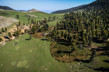 Iran: plaine de Markouh dans la province du Golestan au nord