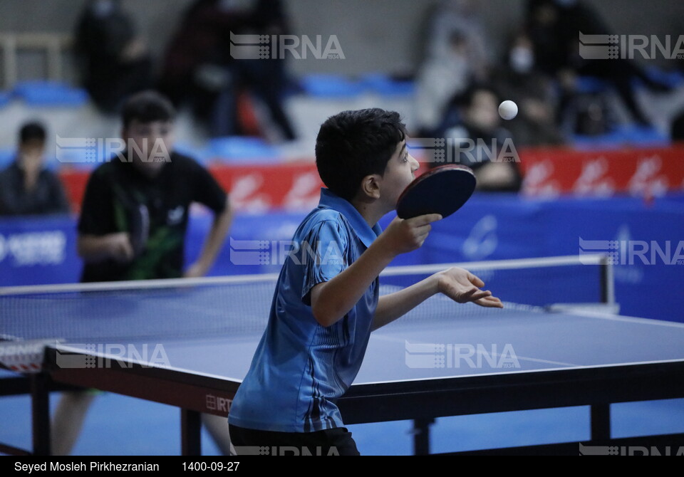 رقابت‌ های تنیس روی میز نونهالان و نوجوانان کشور