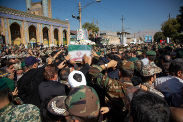 تشییع پیکر شهید «سجاد منصوری» در کرمانشاه