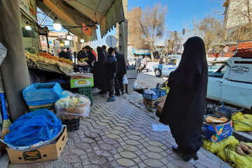 سدمعبر در پیاده‌روهای بجنورد