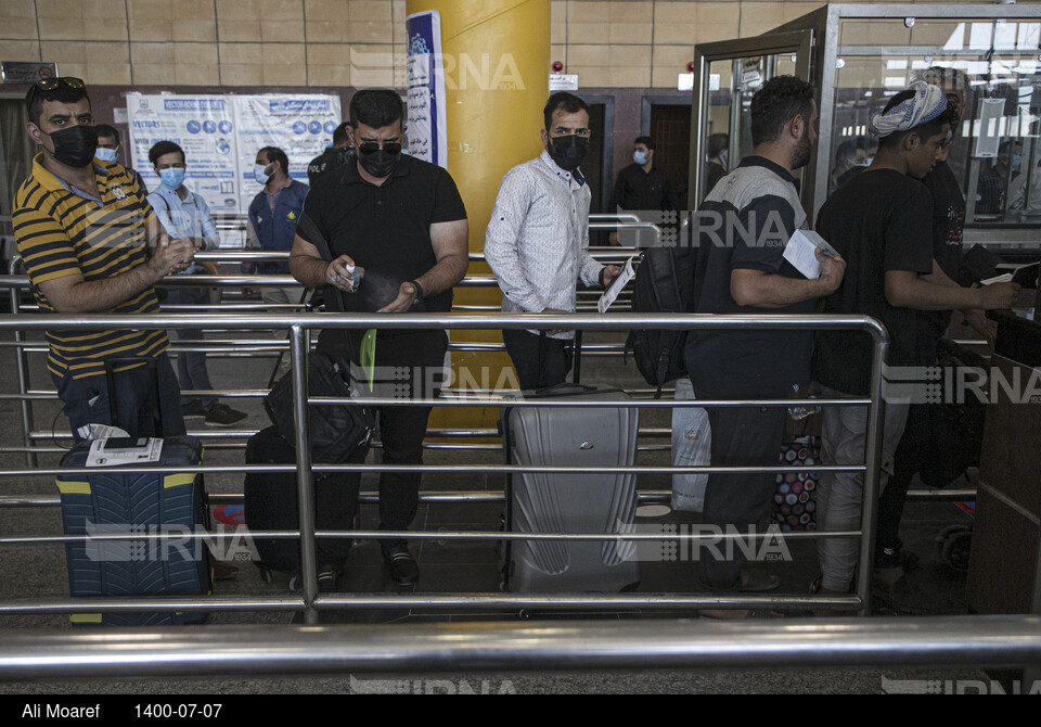 بازگشت زائران اربعین از مرز شلمچه