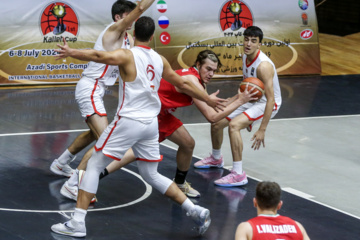 U-18 basketball match between Iran and Turkiye