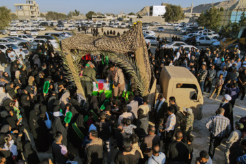 تشییع پیکر شهید گمنام - روستای طولا