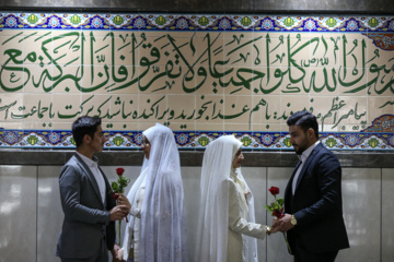 Cérémonie de mariage étudiant à l’Université militaire Imam Hossein (béni soit-il)