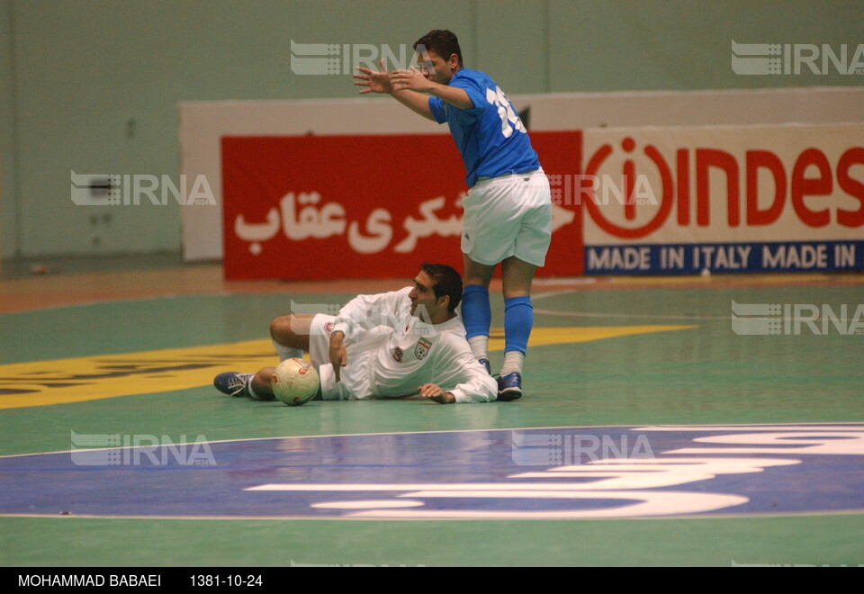 مسابقه دوستانه میان تیمهای ملی فوتسال ایران و ایتالیا
