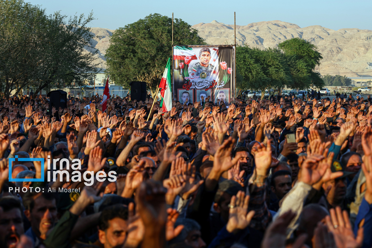 رجزخوانی همسر شهید «حمزه جهاندیده» + فیلم