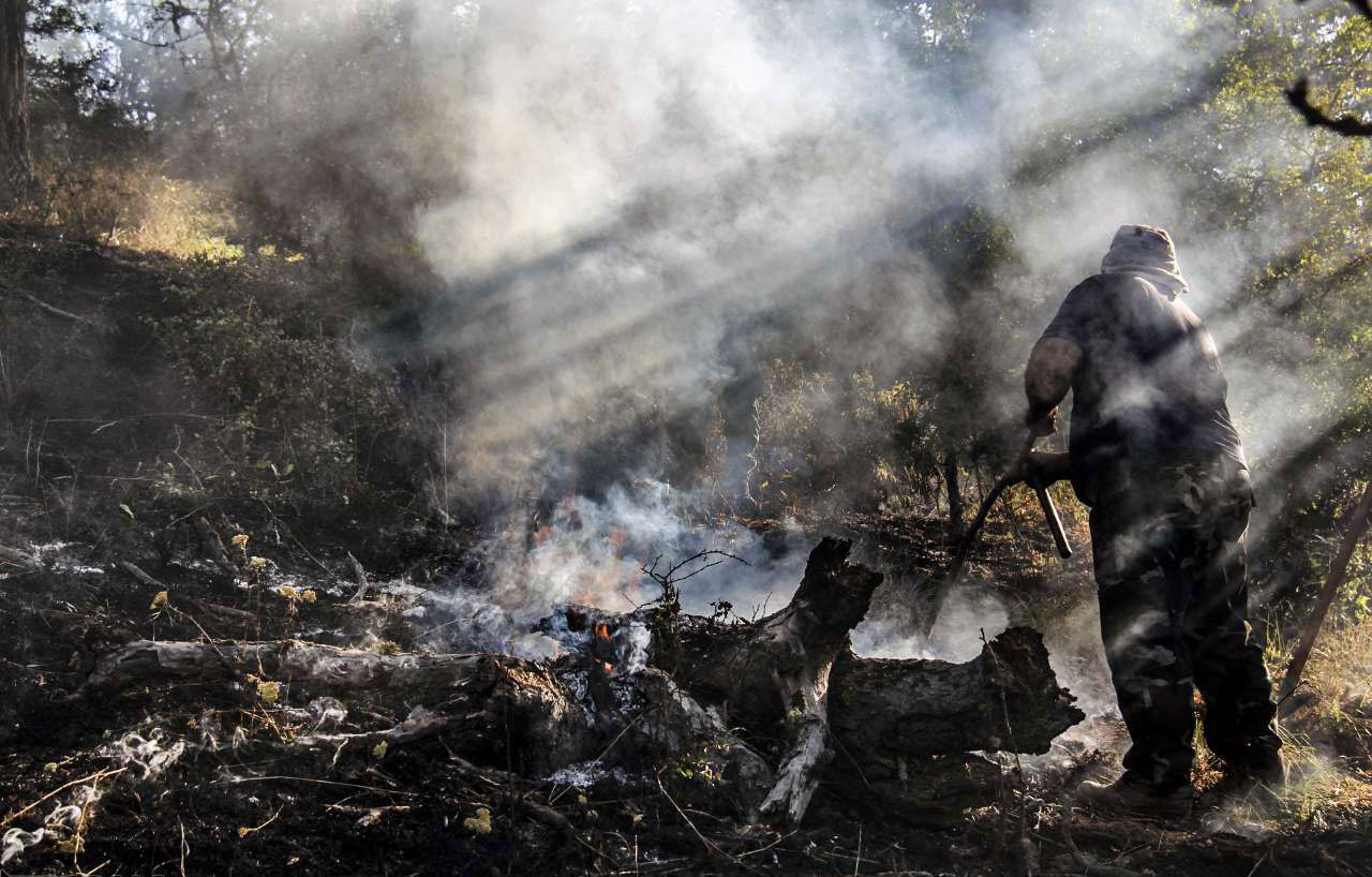 پنج مورد آتش‌سوزی عرصه‌های جنگلی شهریورماه در گلستان مهار شد