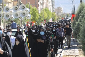 راه پیمایی جا ماندگان اربعین در ایلام