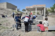 گروه جهادی ۴۰۰ نفره ۵۸ خانه و مدرسه در شهر مراوه‌تپه را مرمت کردند
