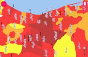 افزایش آمارهای کرونایی مازندران در سایه ثبات رنگ‌بندی سامانه ماسک