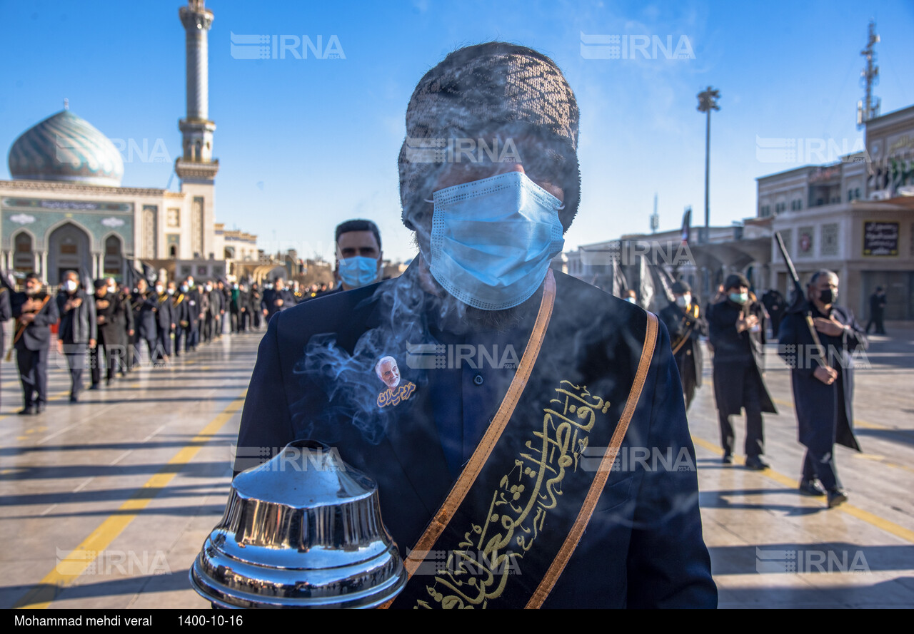 عزاداری خادمین کریمه اهل بیت (ع) در روز شهادت حضرت فاطمه زهرا (س)