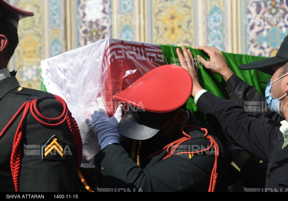 بدرقه شهید نیروی انتظامی در شیراز