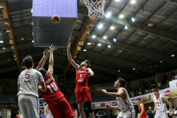 U-18 basketball match between Iran and Turkiye