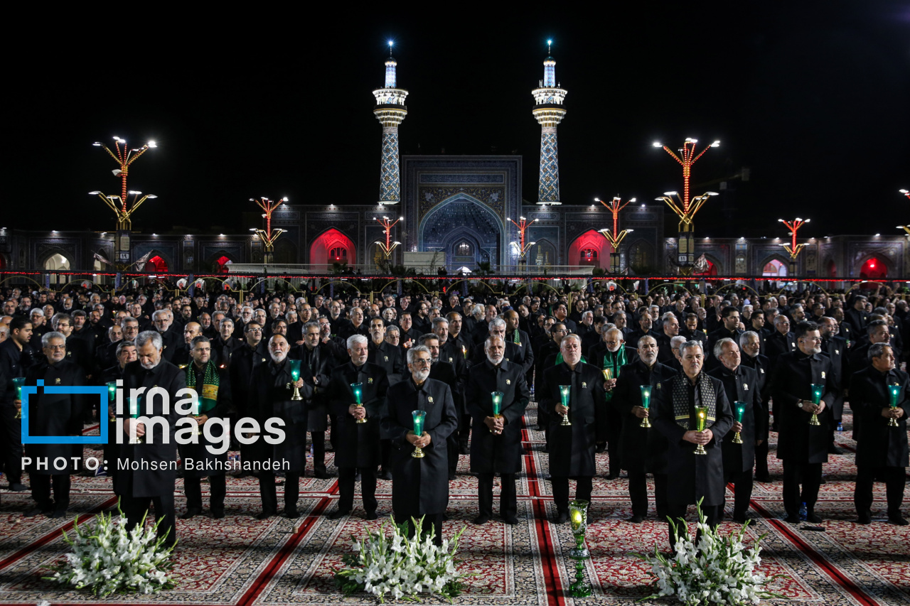 مراسم خطبه خوانی شب شهادت امام رضا (ع)