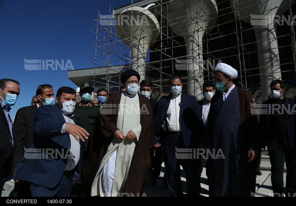 سفر رئیس جمهوری به استان اردبیل - بازدید رییس جمهوری از پروژه راه آهن اردبیل - میانه