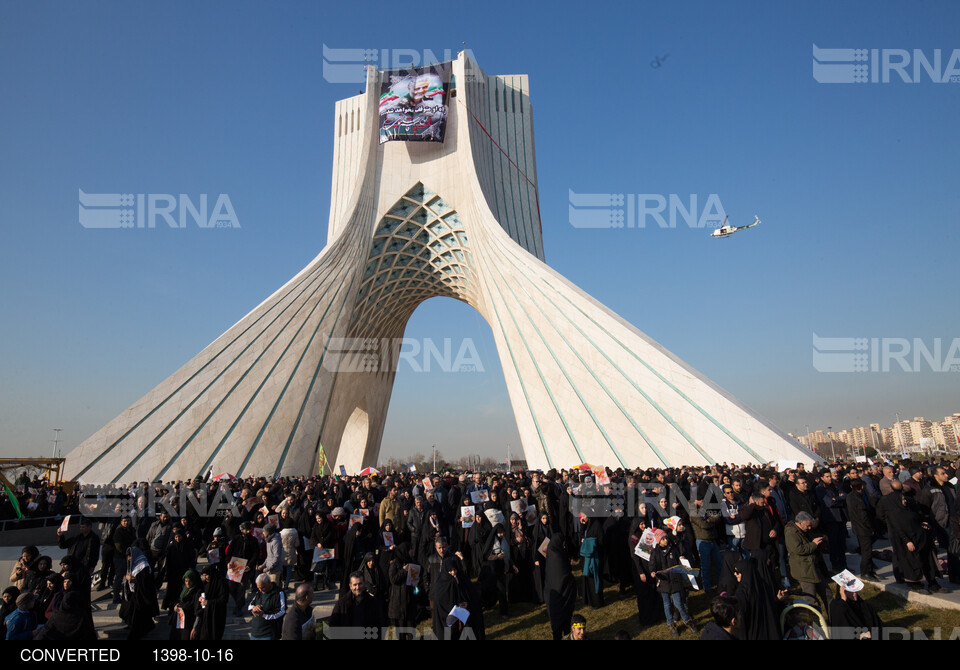 وداع با سربازان وطن - تشییع پیکر سردار سلیمانی