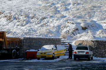 Iran : chute de neiges à Sanandaj 