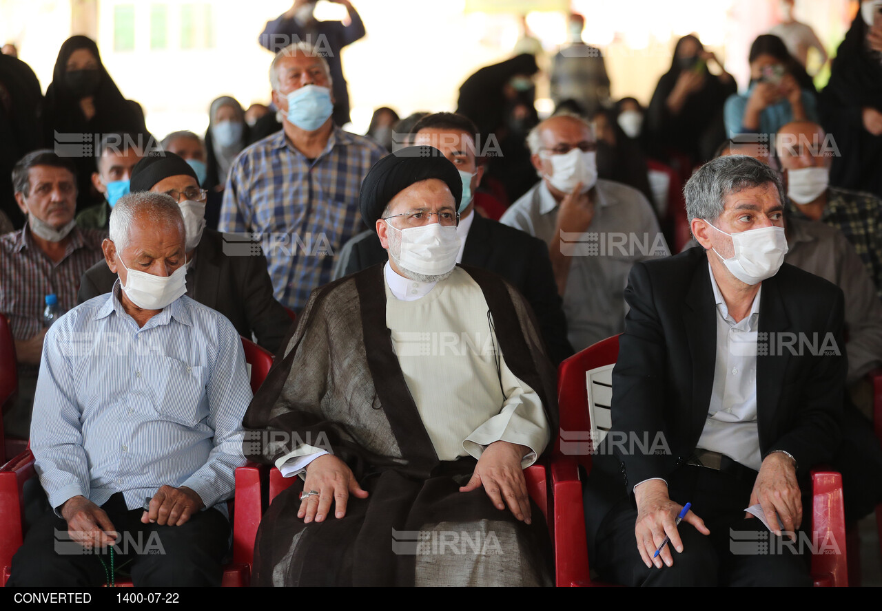 سفر رئیس جمهوری به استان فارس - بازدید از روستای کناره