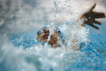 Des compétitions de natation à Téhéran 