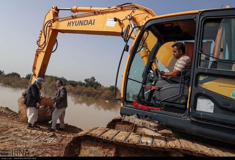 اعتراض به احداث بند خاکی غیرمجاز بر روی رودخانه دز توسط نیشکر دهخدا