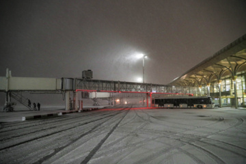 La nieve otoñal cubre de blanco Mashhad