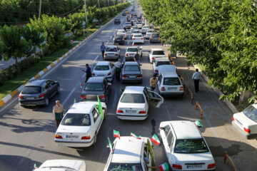 کاروان خودرویی حماسه حضور در بجنورد