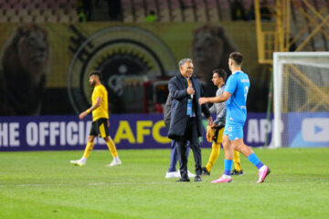 Football match between Sepahan and Al-Hilal