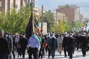 راه پیمایی جا ماندگان اربعین در ایلام