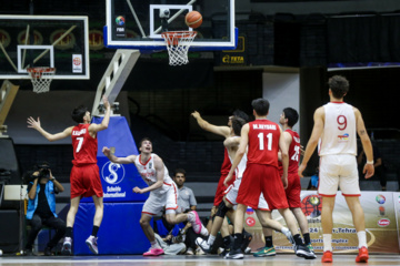 U-18 basketball match between Iran and Turkiye