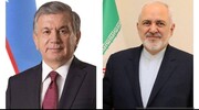 FM Zarif, Uzbek president exchange views on issues of mutual interest