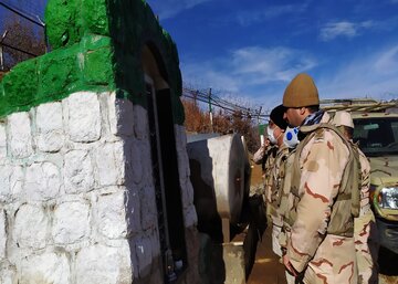 بازید فرمانده مرزبانی کردستان از پاسگاه بروشکانی بانه